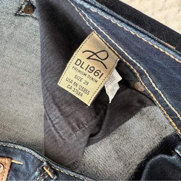 DL1961 Kate Slim Straight Denim, Twilight, size 29 - Picture 6 of 13